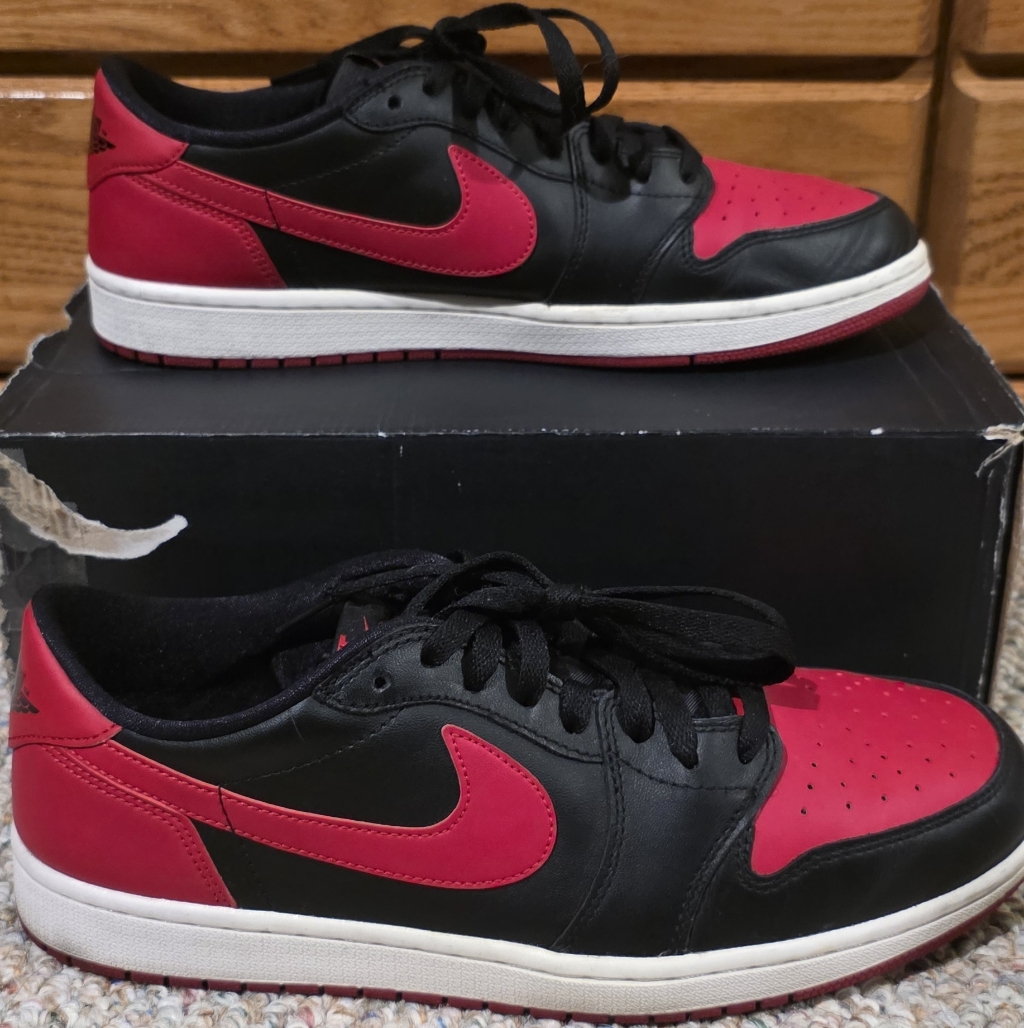 Nike Air Jordan 1 Retro Low Og Bred 2015 | Size 11.5